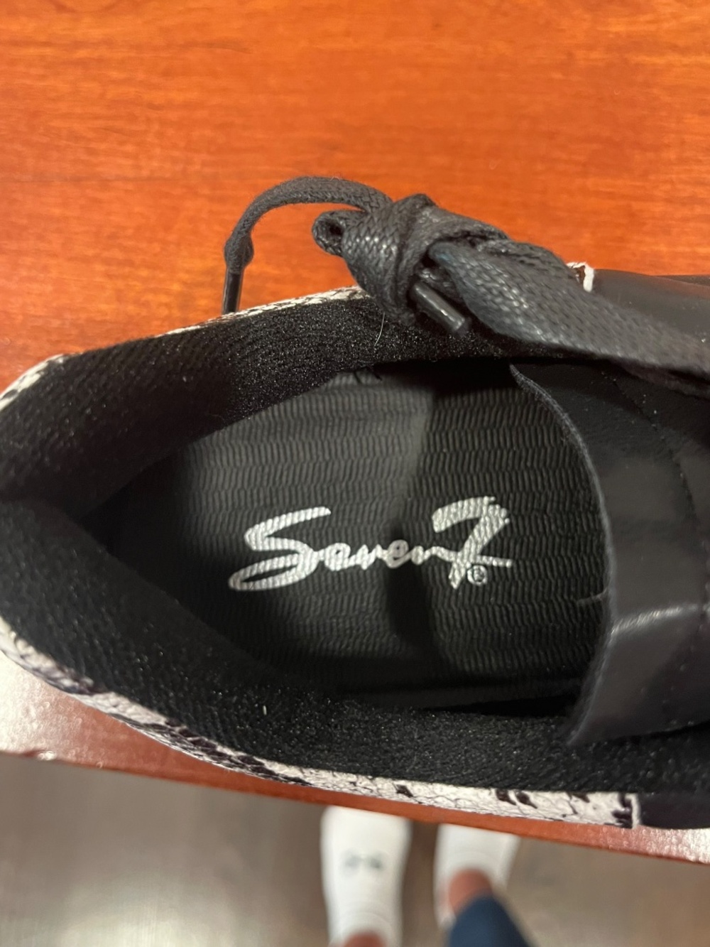 NIB Seven7 Women’s Miki Low-top Platform Sneaker w/ Snakeskin Print 9 - Picture 8 of 15